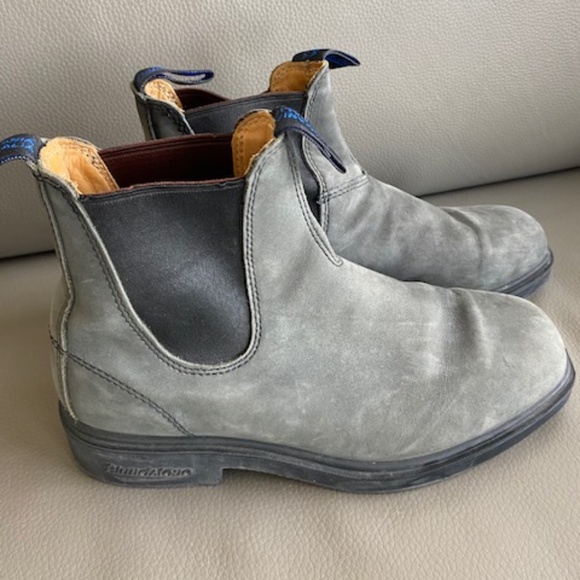 Blundstone AU 6.5 Winter Thermal Dress Chelsea boots rustic black sheep insoles - Picture 3 of 16